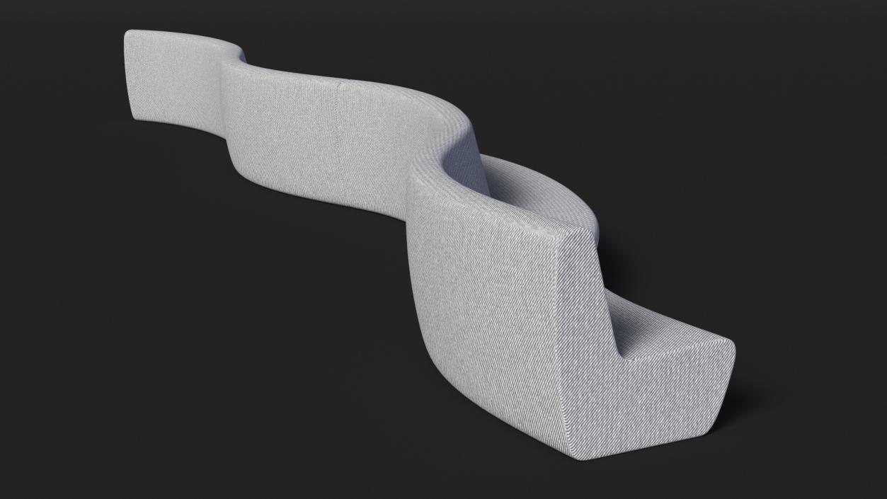 Wavy Seat 3D model