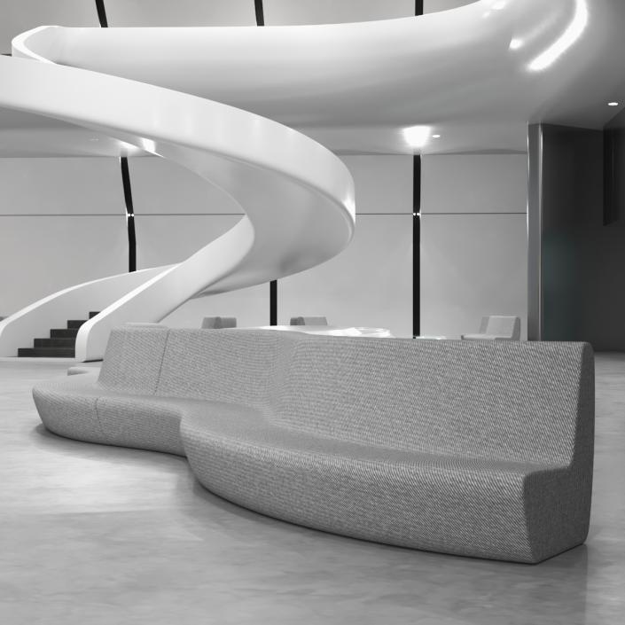 Wavy Seat 3D model