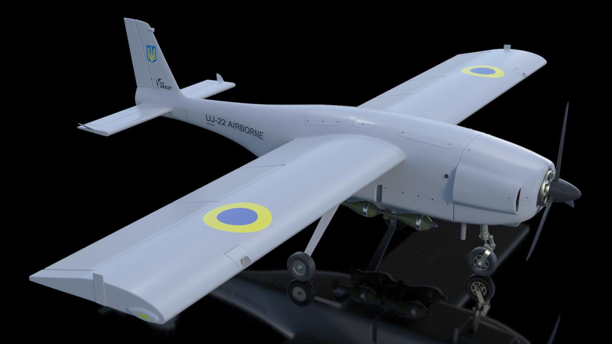 3D UKRJET UJ22 Airborne Drone