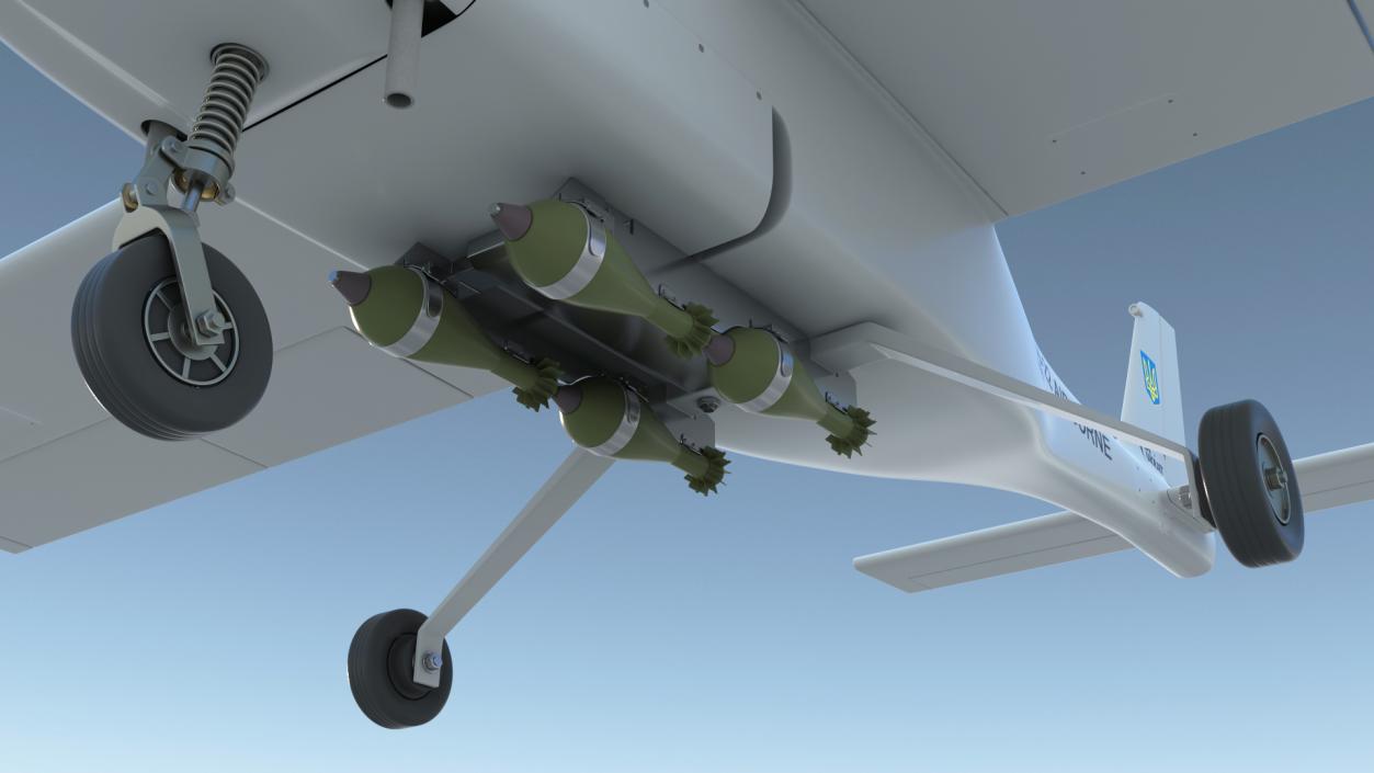 3D UKRJET UJ22 Airborne Drone