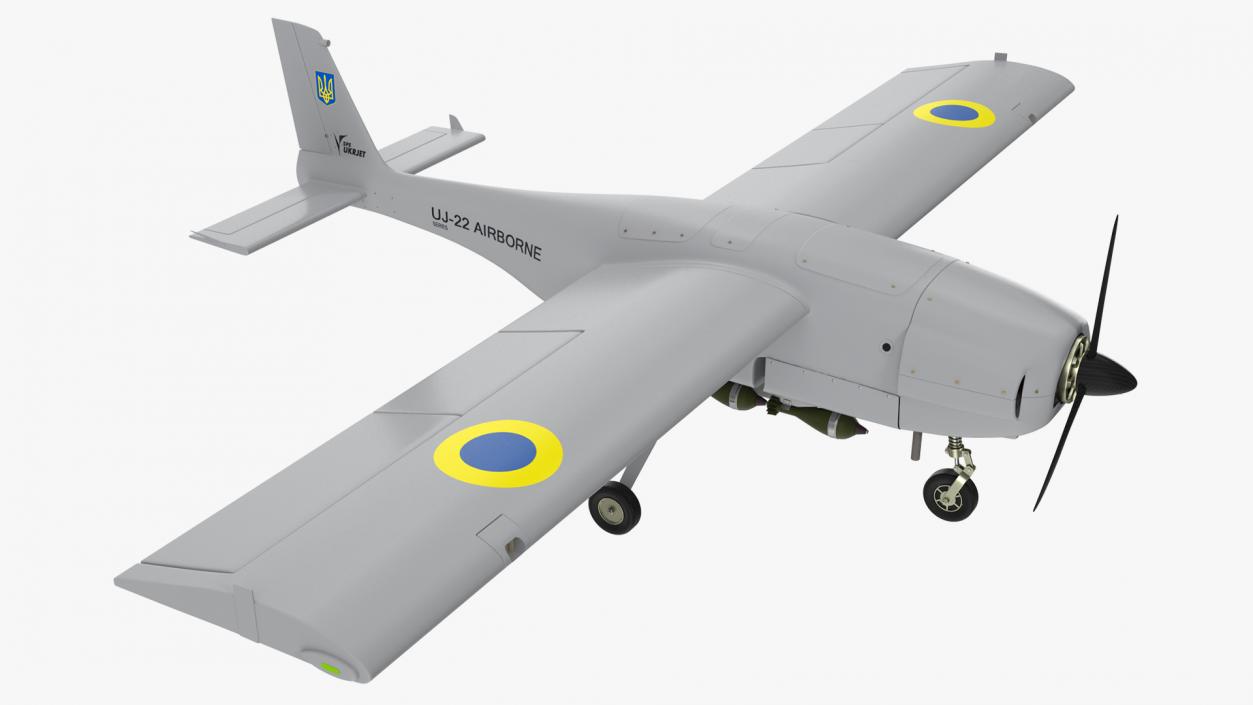 3D UKRJET UJ22 Airborne Drone