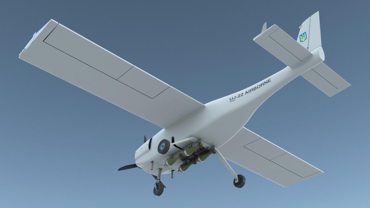 3D UKRJET UJ22 Airborne Drone