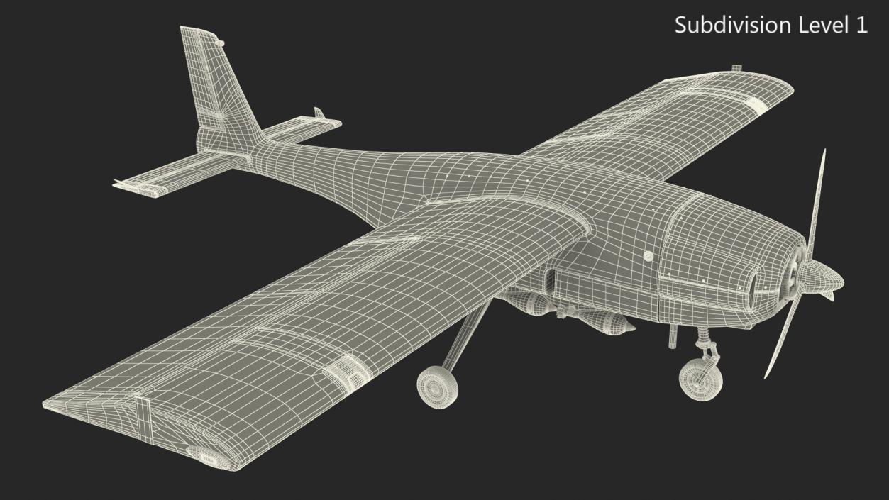 3D UKRJET UJ22 Airborne Drone