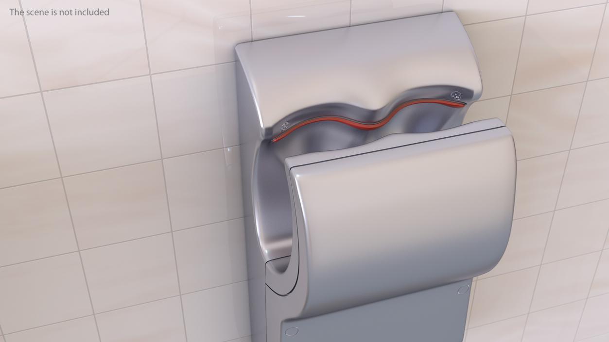 3D High Velocity Vertical Hand Dryer model