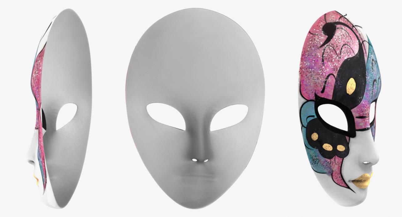 3D Masks 3D Models Collection