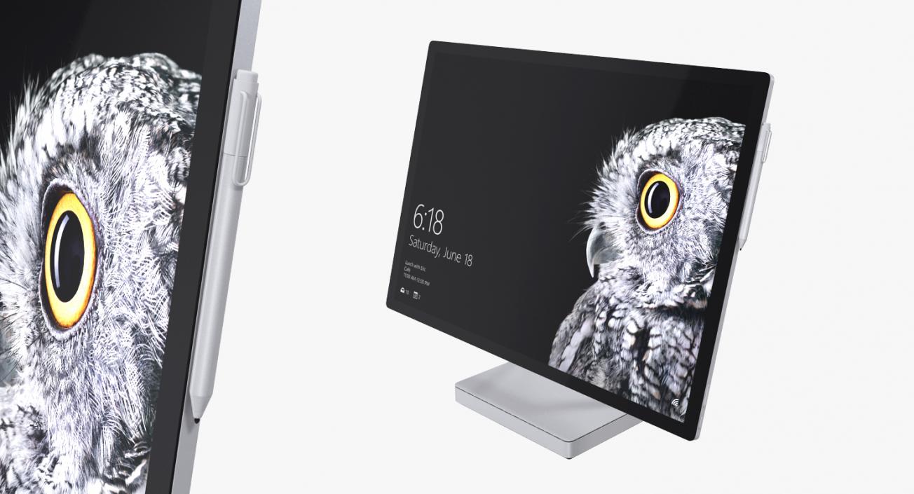 3D All in One PC Microsoft Surface Studio model