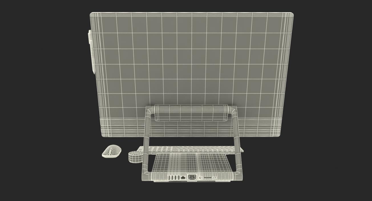 3D All in One PC Microsoft Surface Studio model