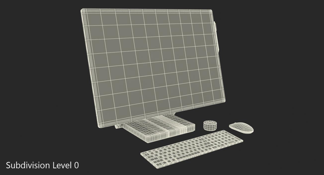 3D All in One PC Microsoft Surface Studio model