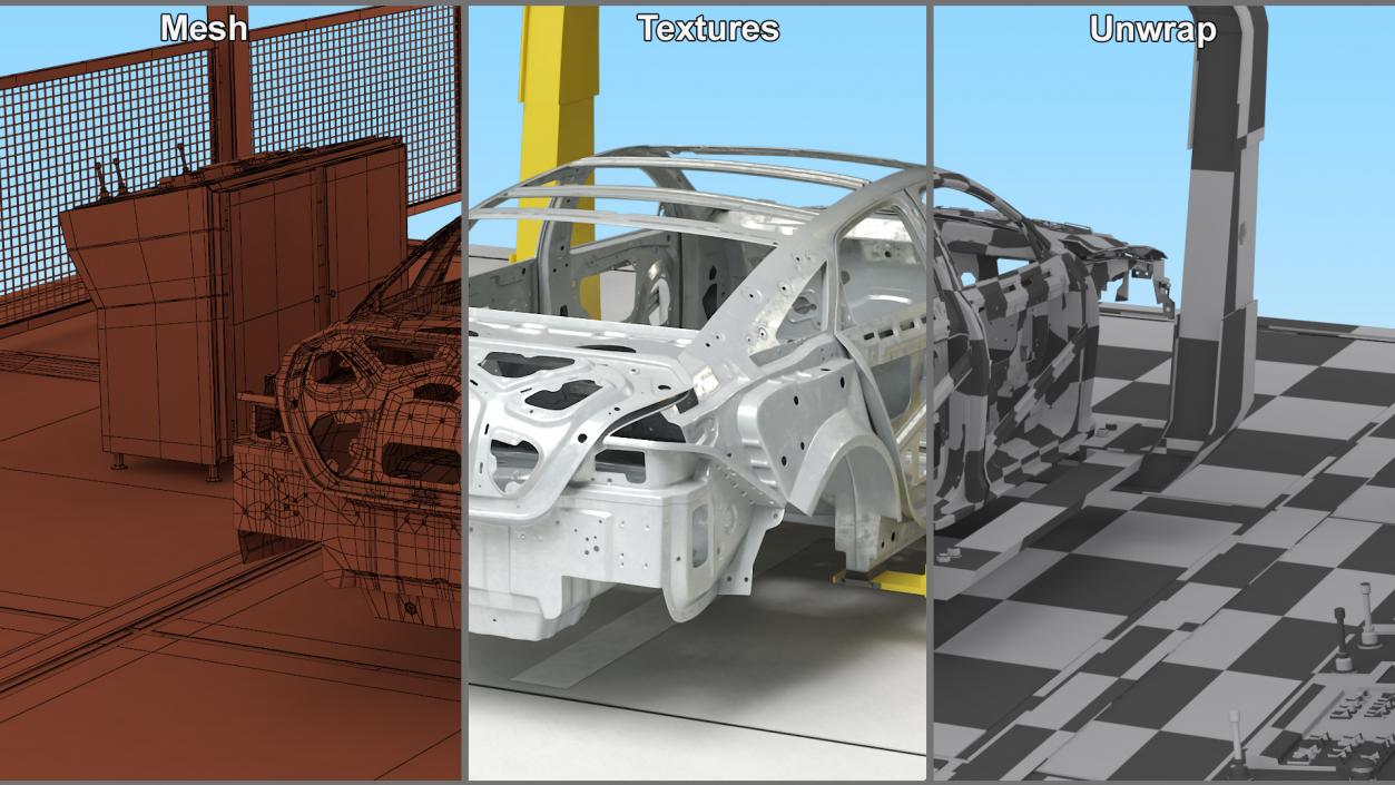 3D model Vehicle Body Carrier