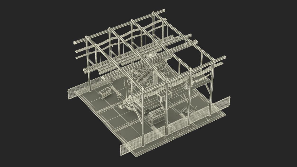 3D model Vehicle Body Carrier