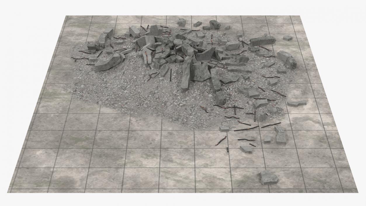 3D model Concrete Debris