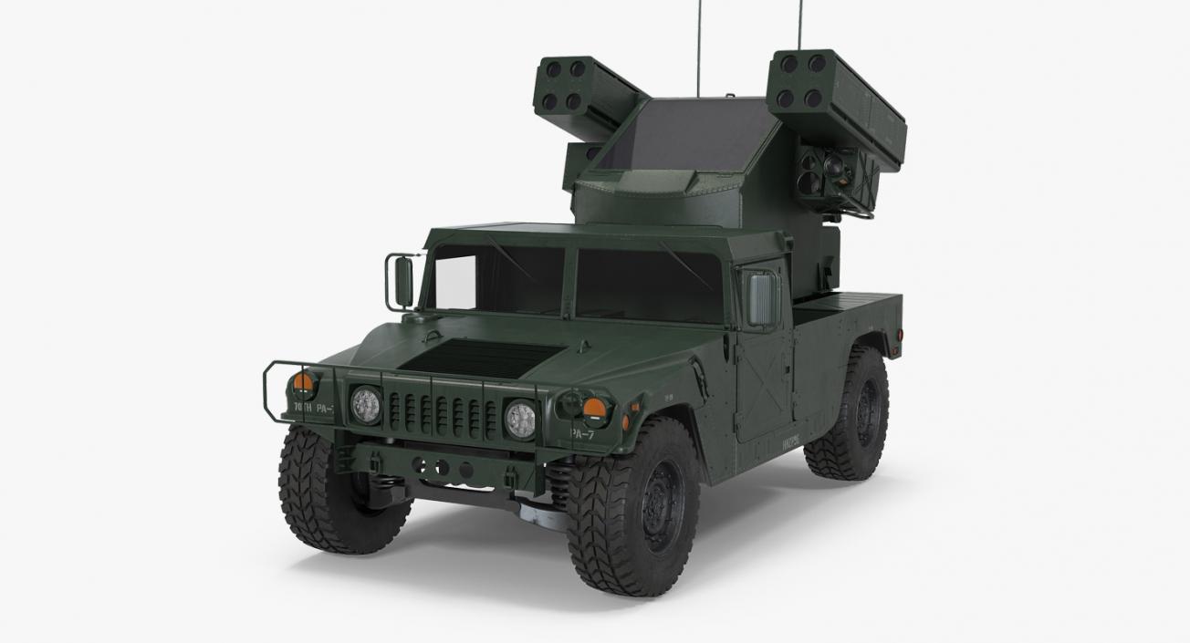 HMMWV M998 Equipped with Avenger 3D