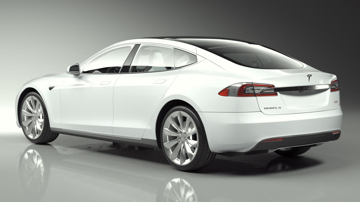 Tesla Model S Simple Interior 3D model