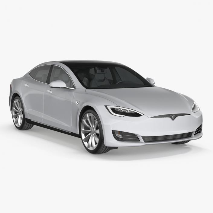 Tesla Model S Simple Interior 3D model