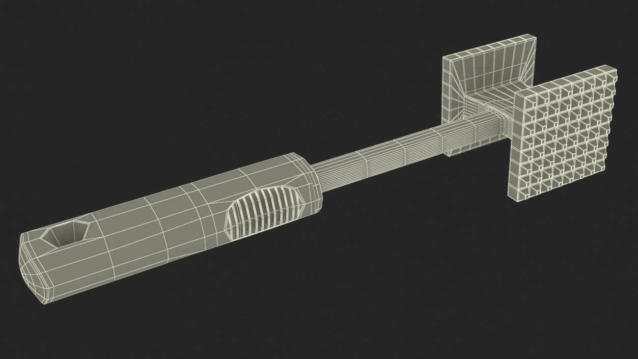 Meat Mallet Tenderizer 3D