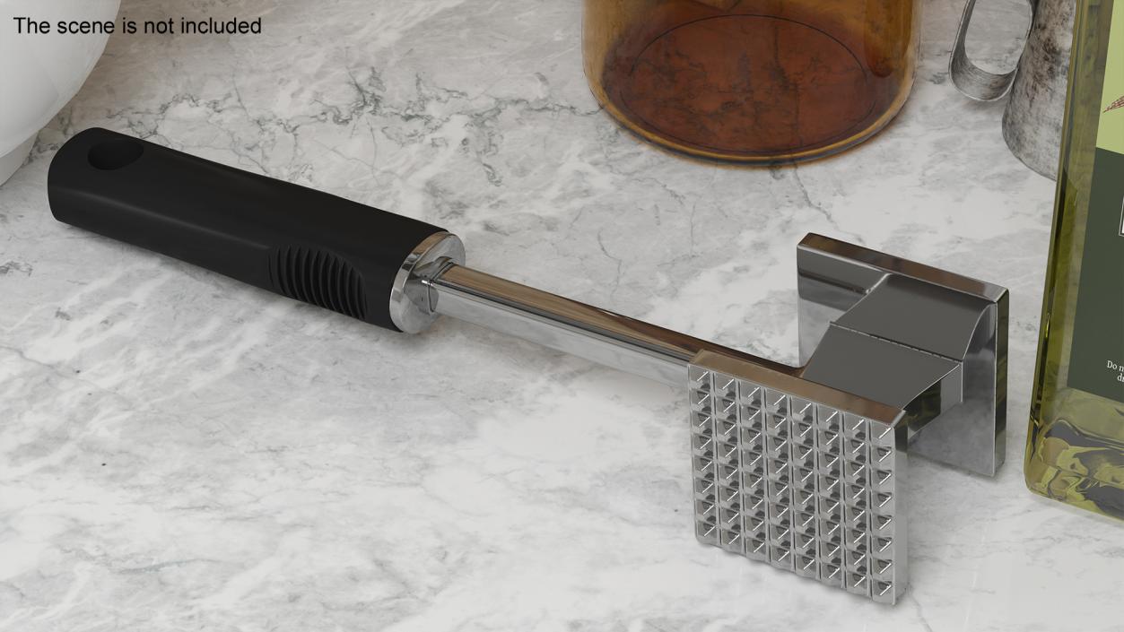 Meat Mallet Tenderizer 3D