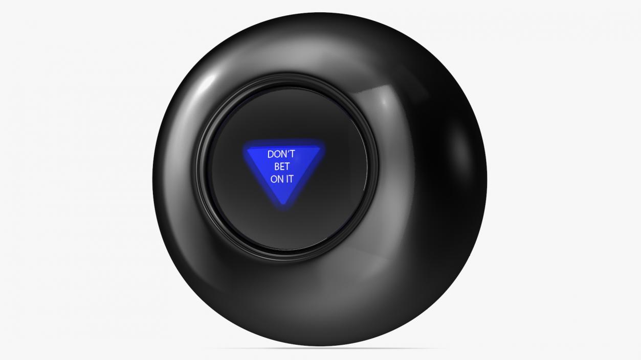 Magic 8 Ball Answer No 3D