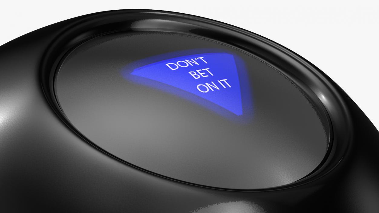 Magic 8 Ball Answer No 3D