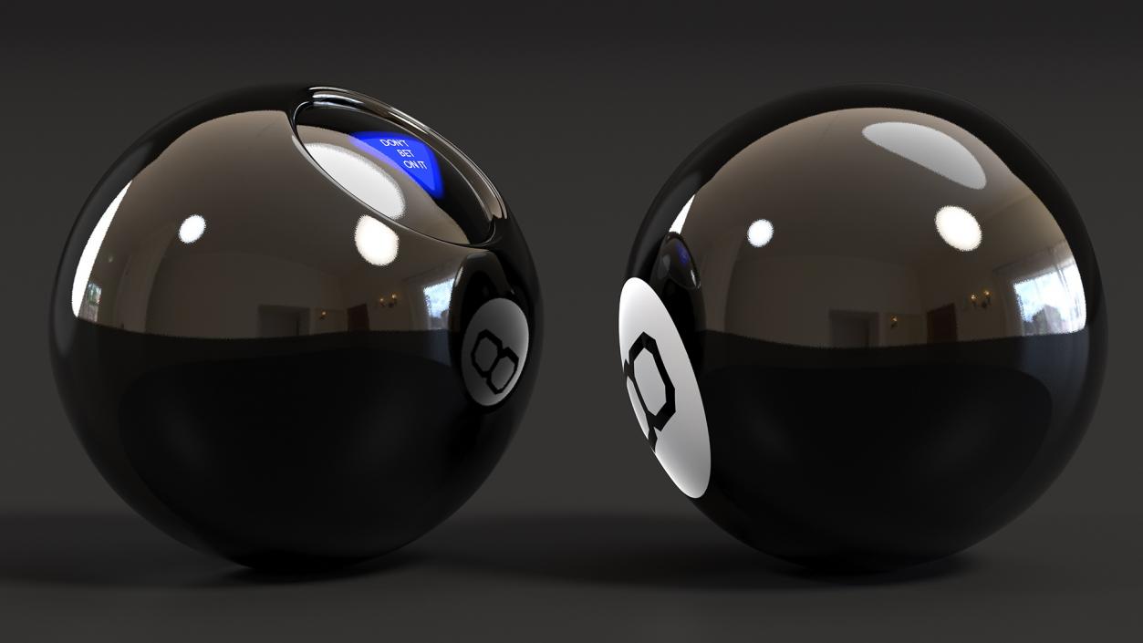 Magic 8 Ball Answer No 3D