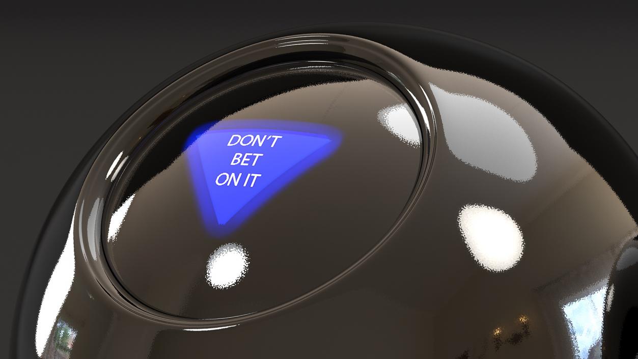 Magic 8 Ball Answer No 3D