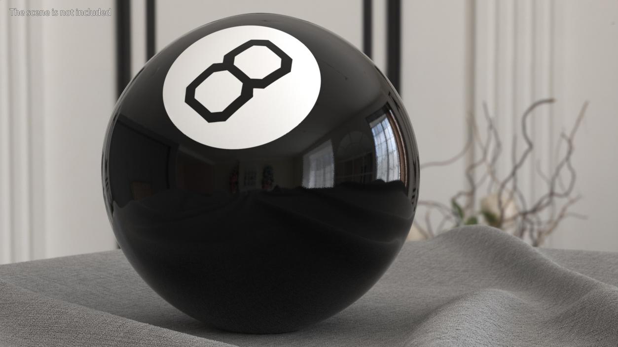 Magic 8 Ball Answer No 3D