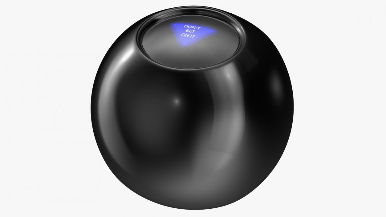 Magic 8 Ball Answer No 3D