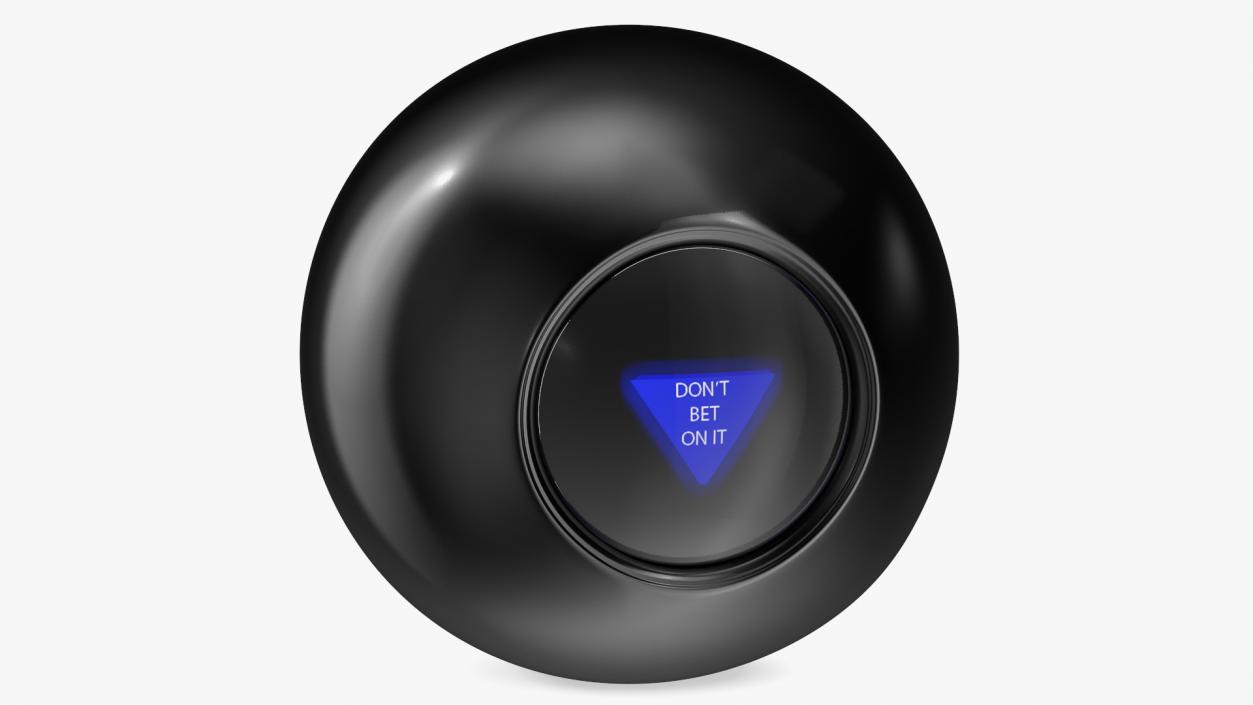 Magic 8 Ball Answer No 3D