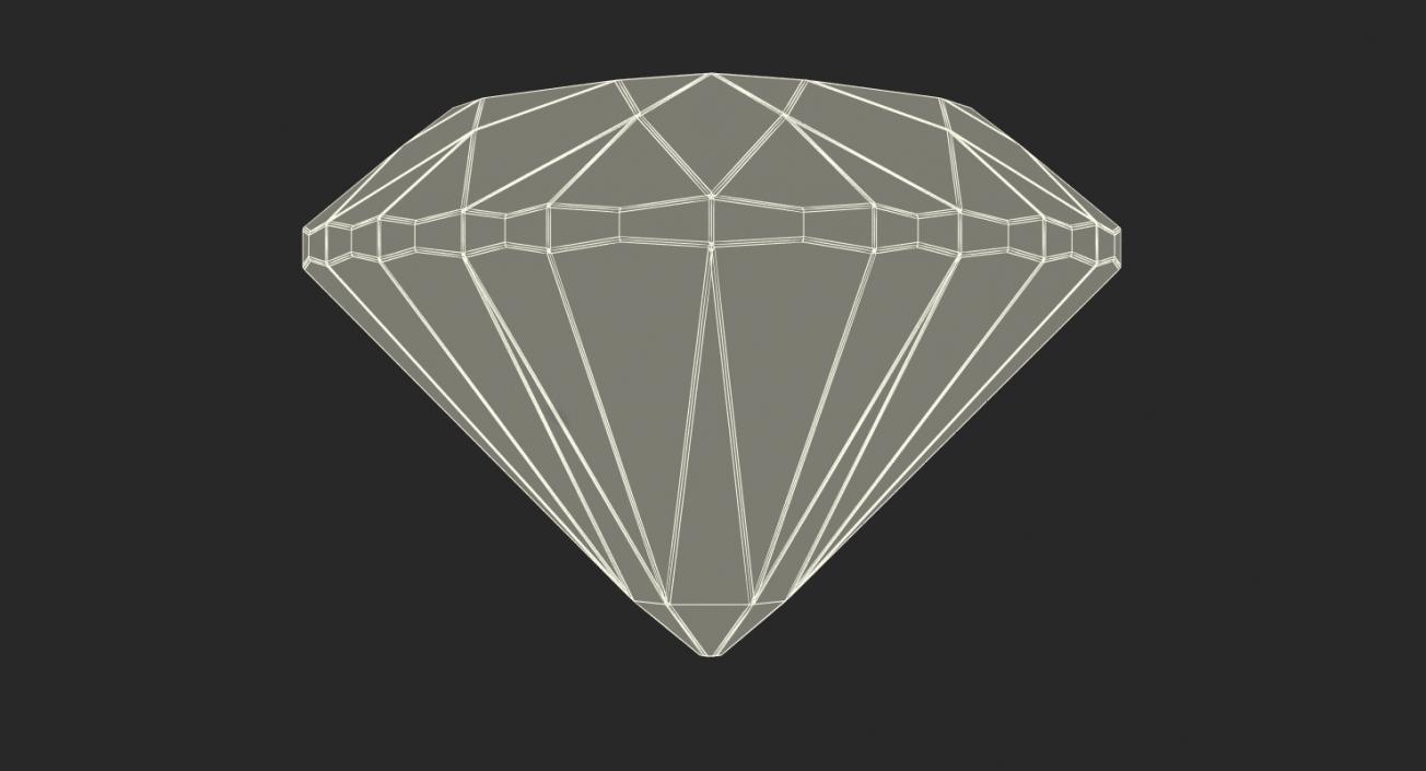 3D Diamond Heart model