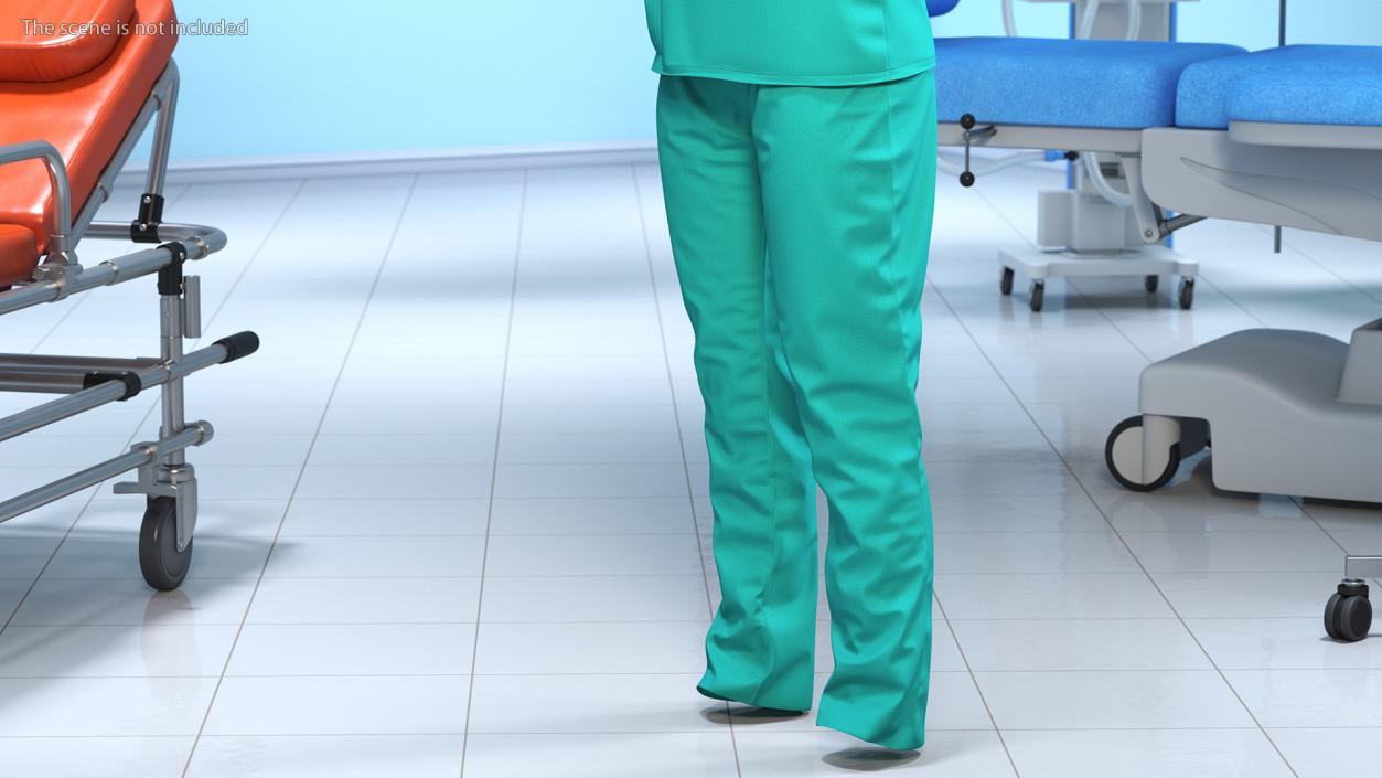 3D Medical Nurse Uniform