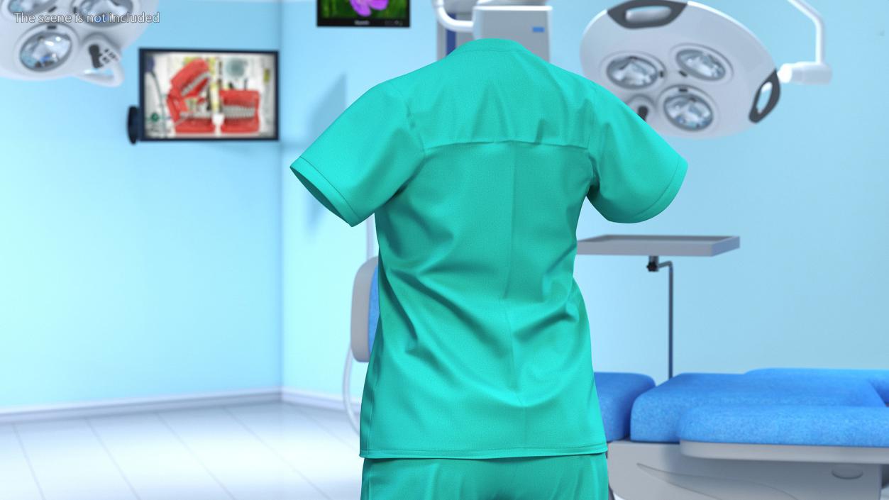 3D Medical Nurse Uniform