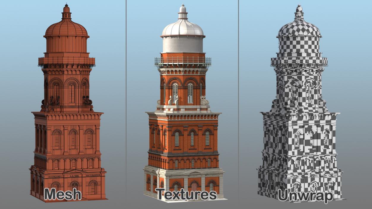 Towers Collection 5 3D model