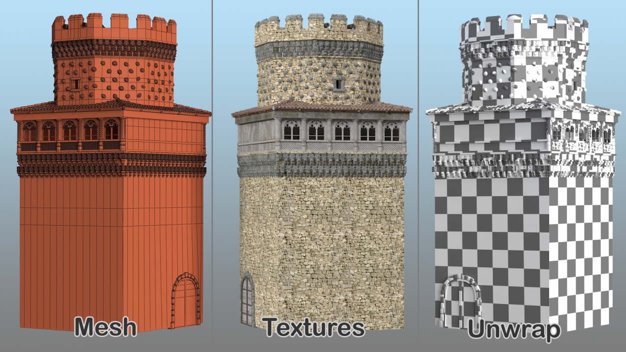 Towers Collection 5 3D model