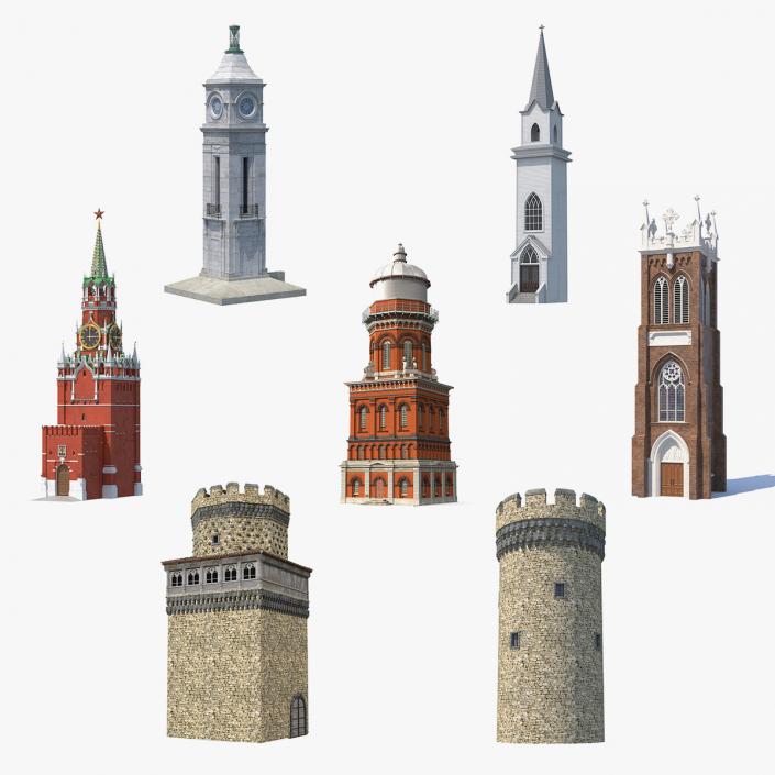 Towers Collection 5 3D model