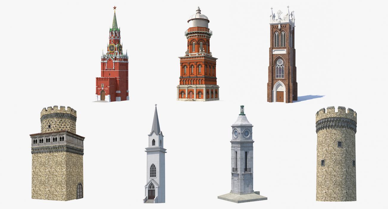 Towers Collection 5 3D model