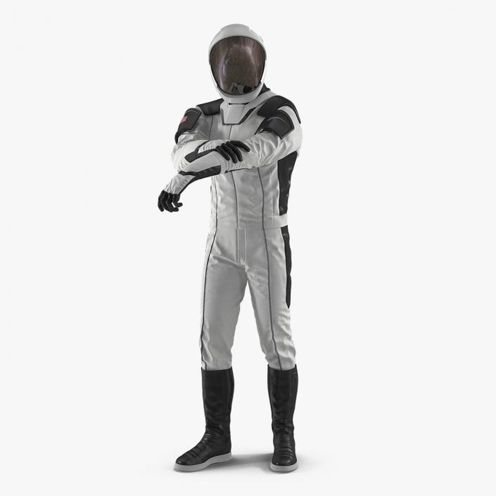 3D Futuristic Space Suit Rigged model