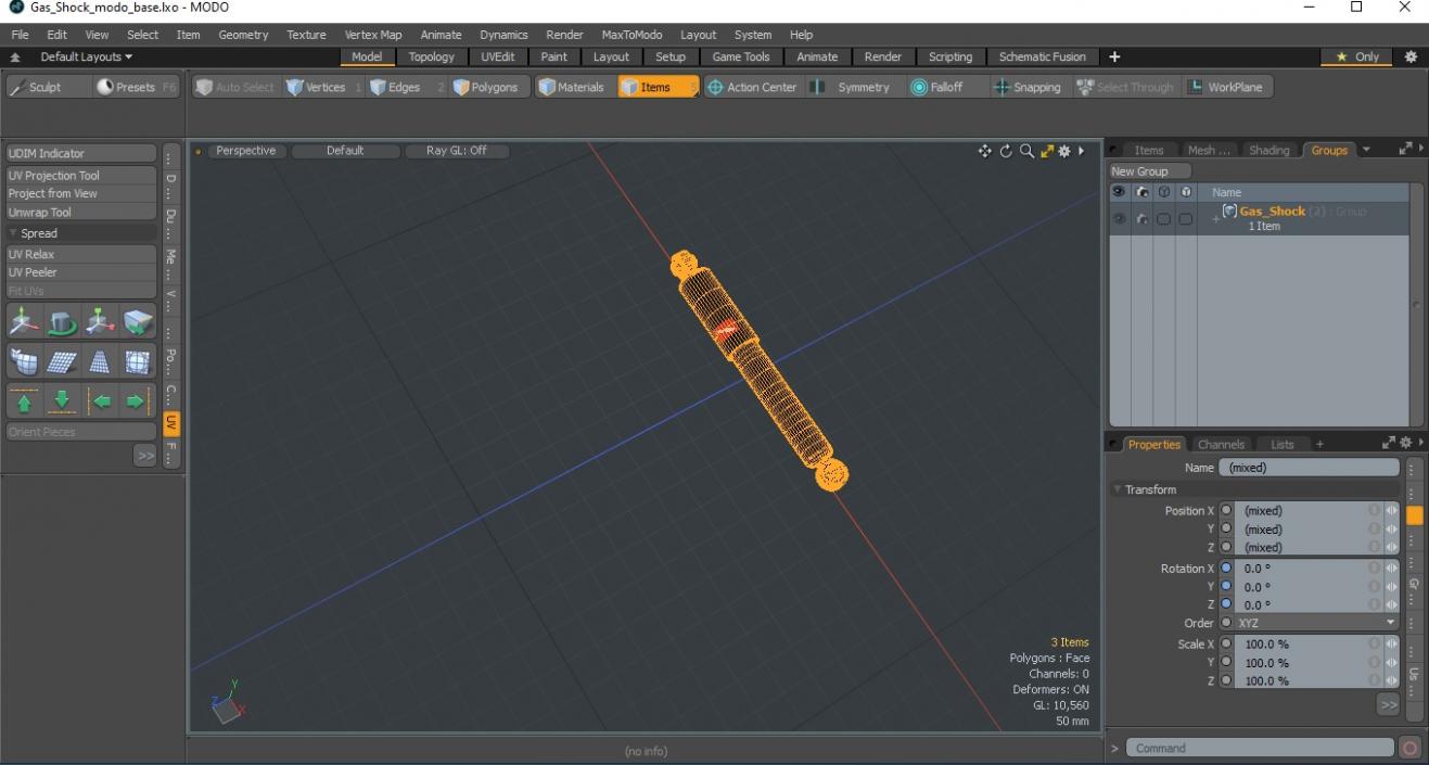 Gas Shock 3D model