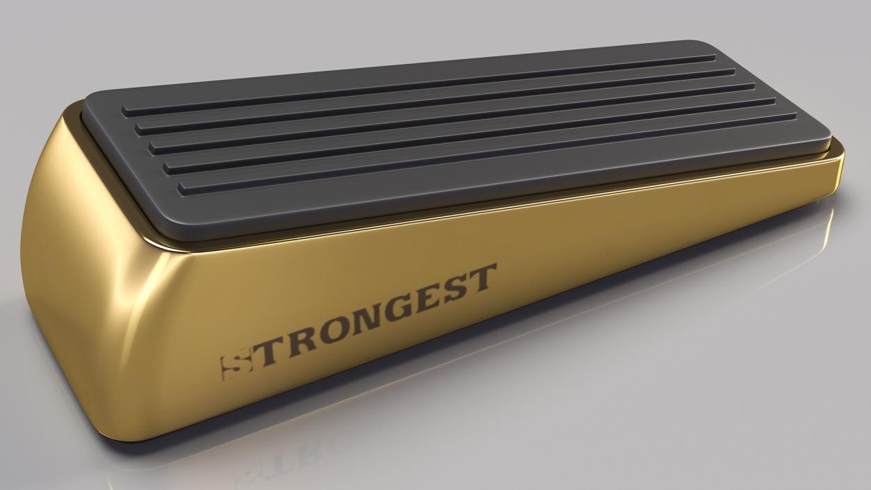 Strongest Door Wedge Golden 3D