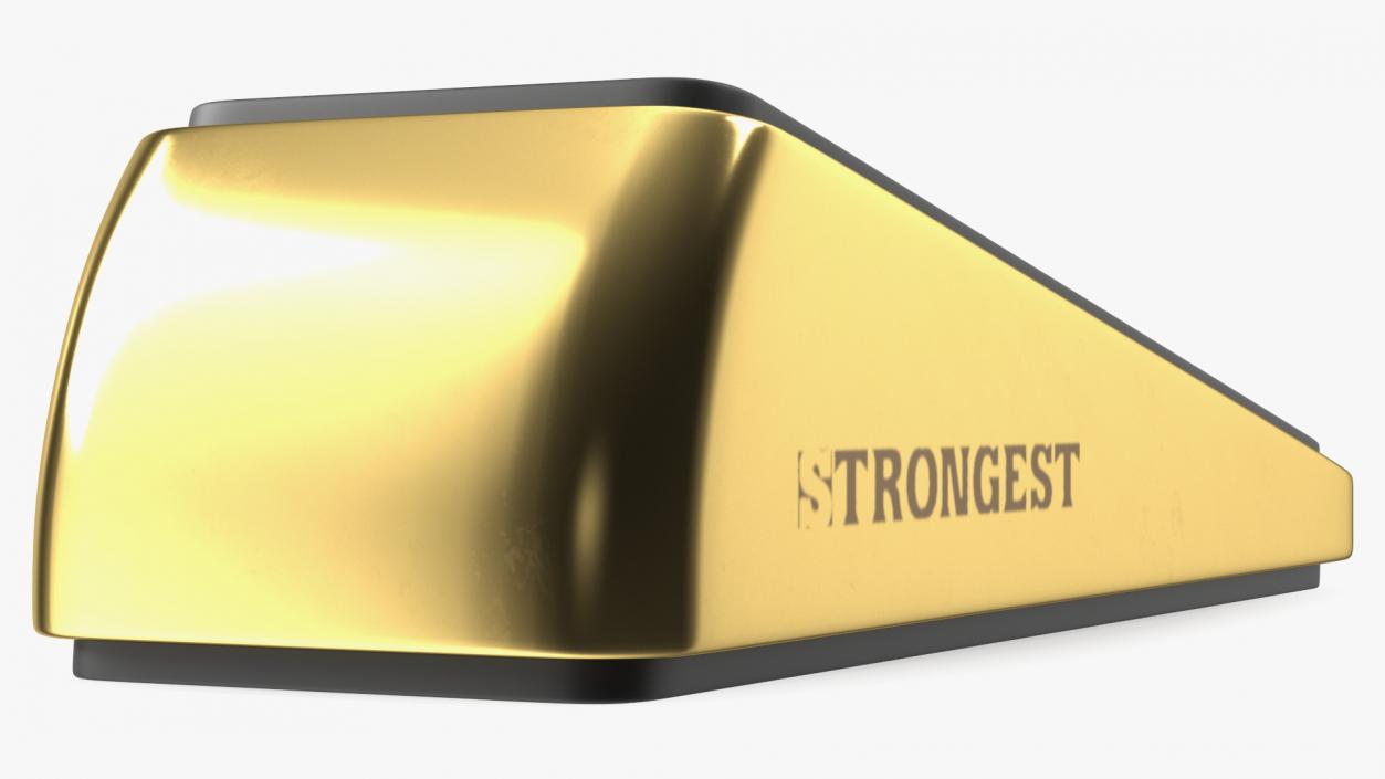 Strongest Door Wedge Golden 3D