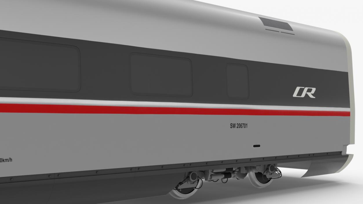 CR400 Fuxing Train Locomotive Head 3D model