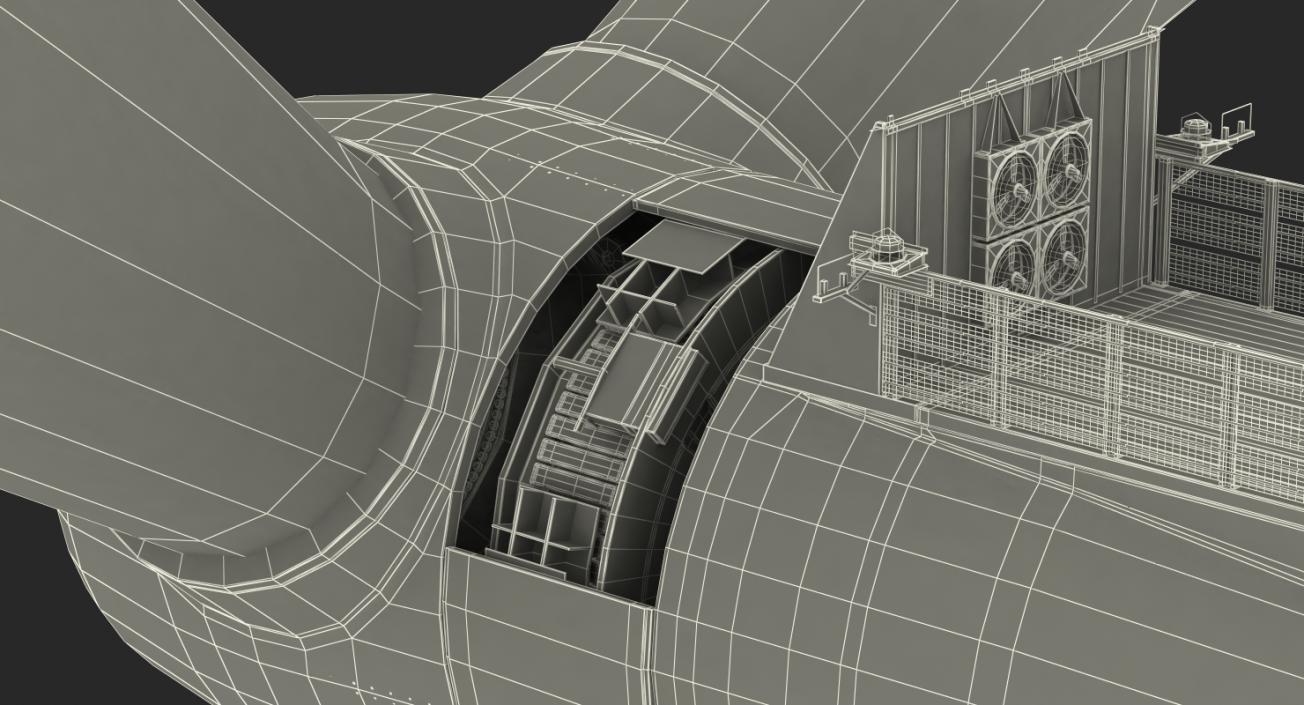 Wind Turbine Inside 3D model