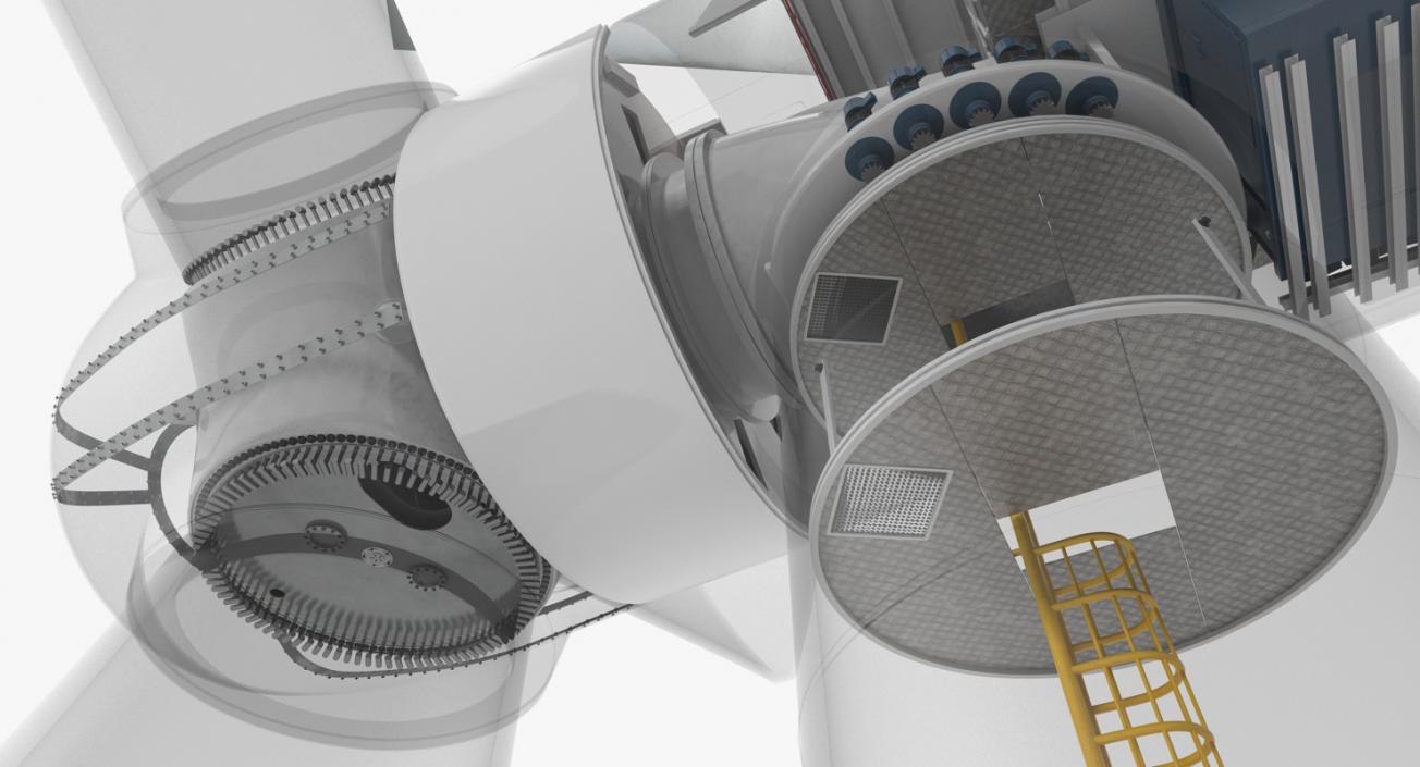 Wind Turbine Inside 3D model