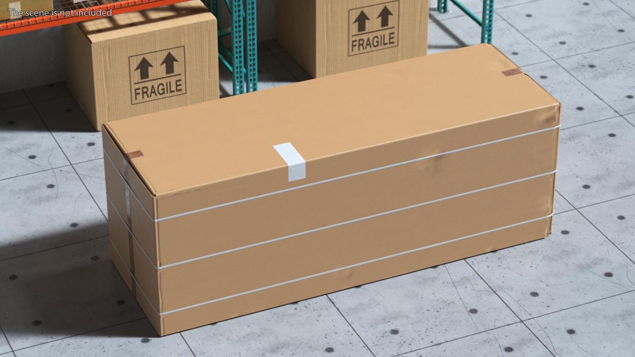 Big Carton Package Box 3D