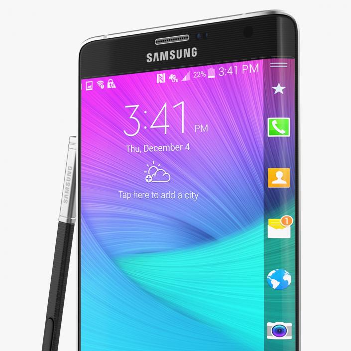 Samsung Galaxy Note Edge 3D model