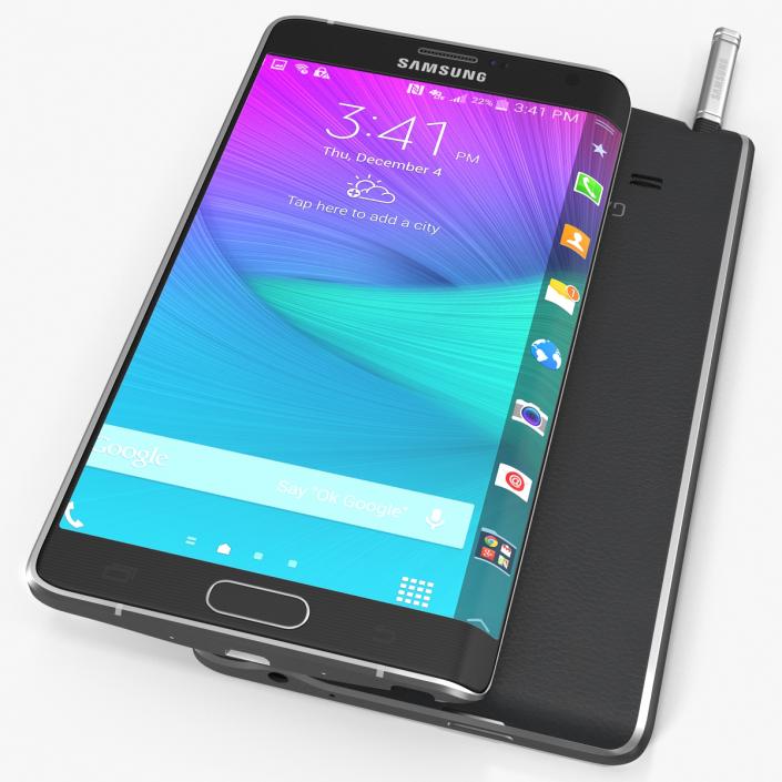 Samsung Galaxy Note Edge 3D model