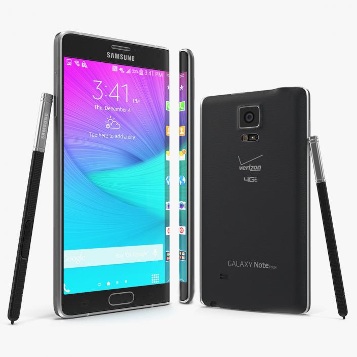 Samsung Galaxy Note Edge 3D model