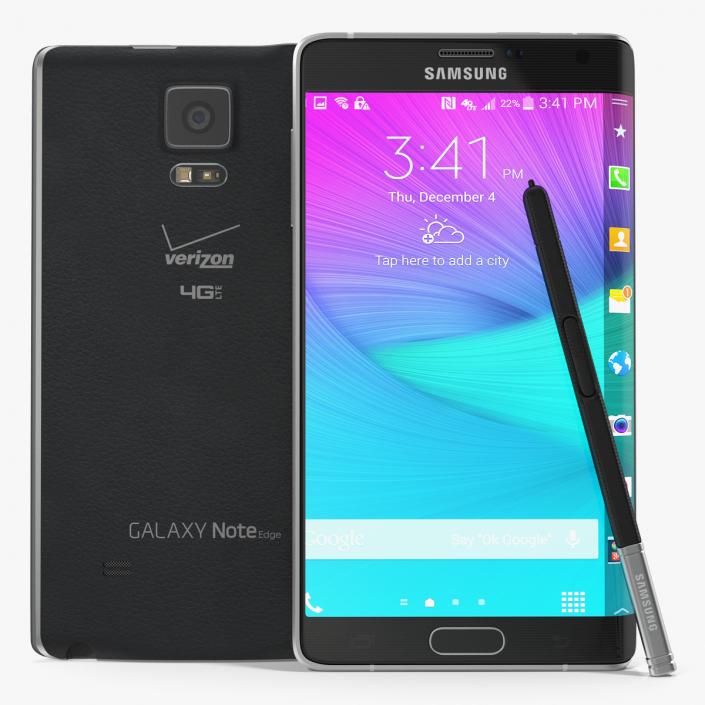 Samsung Galaxy Note Edge 3D model