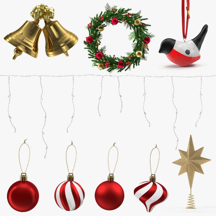 3D Christmas Decor Collection 3 model