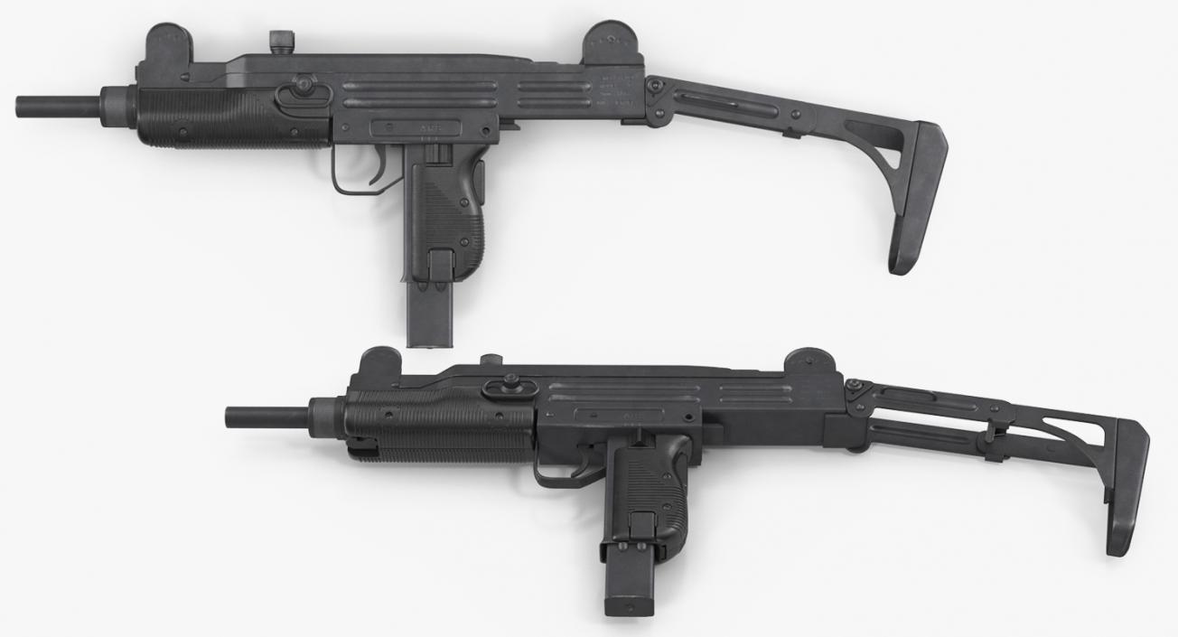 Submachine gun UZI SMG 3D