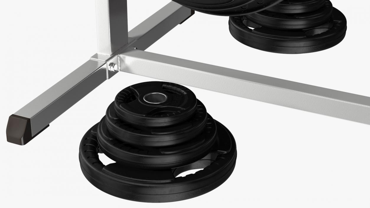 Plate Loaded Leg Press Machine Set 3D model