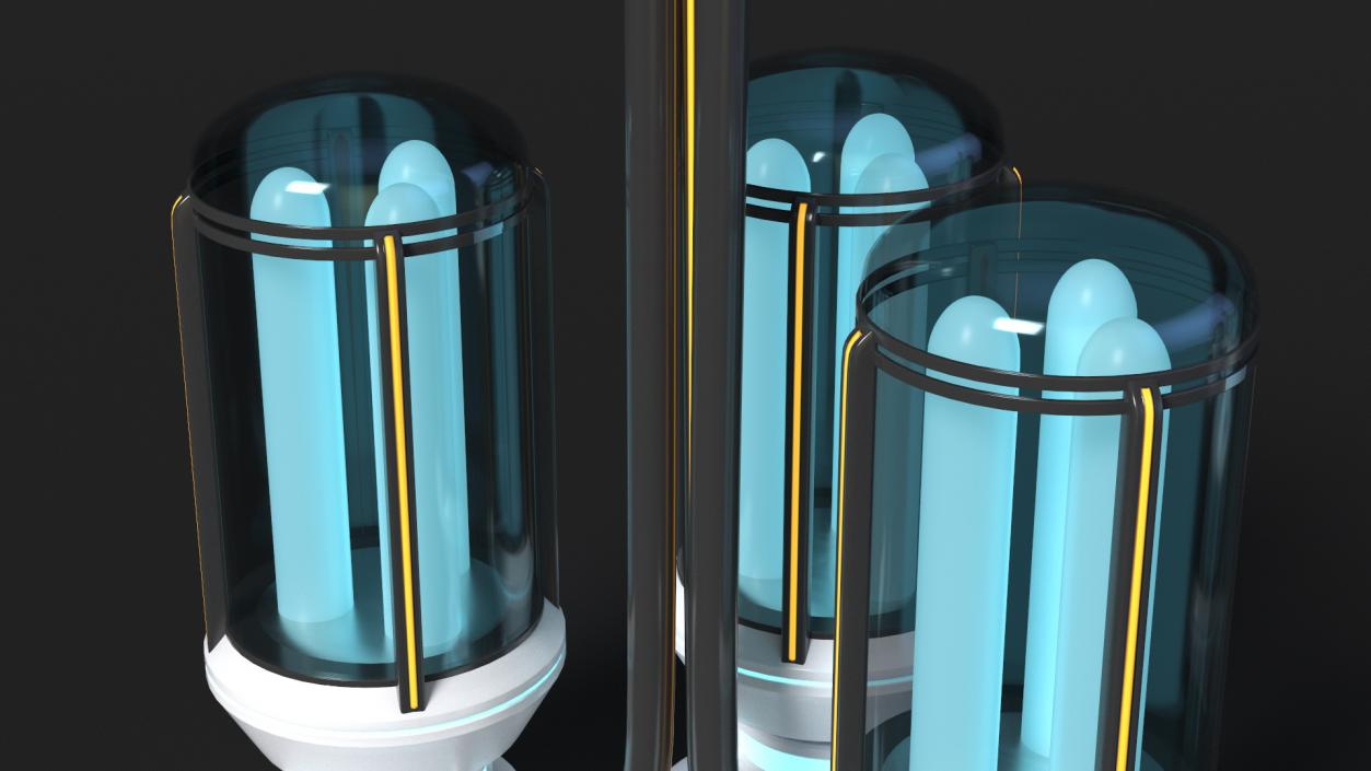 3D Industrial Gas Storage Tanks model